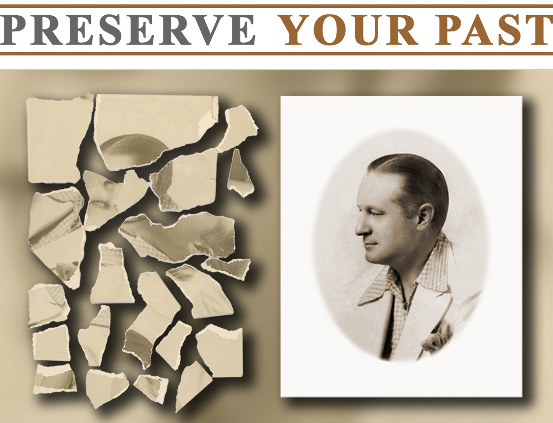 With skill, hard work, and a bit of luck even a photograph that was torn to little pieces can be brought back to it's original appearance.